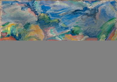 Uden titel Landskab, ca. 1918. af Preston Dickinson
