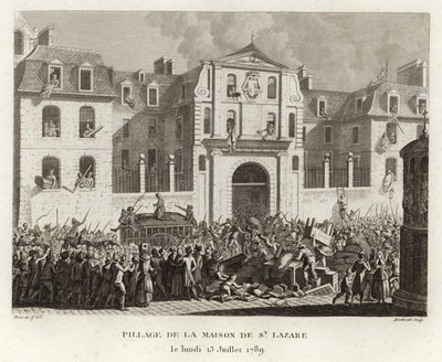 Plyndrer huset St Lazare af Prieur