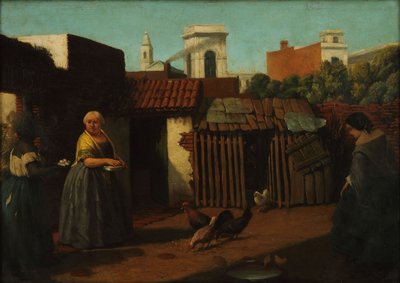 Buenos Aires terrasse i 1850 af Prilidiano Pueyrredon