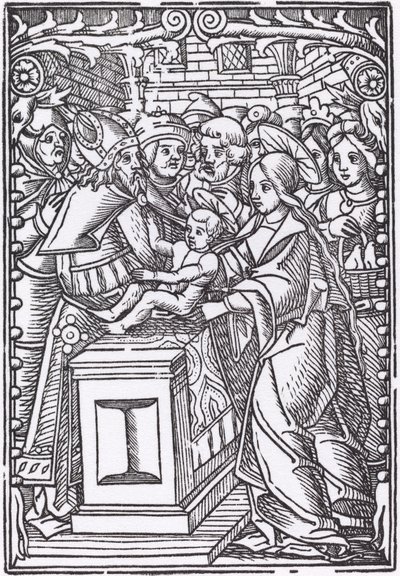 Præsentation i templet af Probably French 16th Century