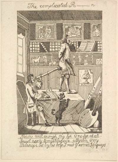 Den komplicerede R_____n, 1794. af Probably etched by Richard Livesay