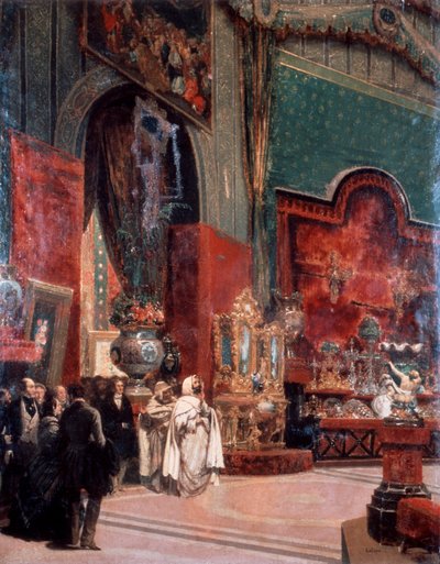 Abd al-Kadir besøger Exposition Universelle i Paris, 1855. af Prosper Lafaye or Lafait