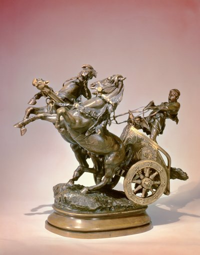 Vognmand (bronze) af Prosper Lecourtier
