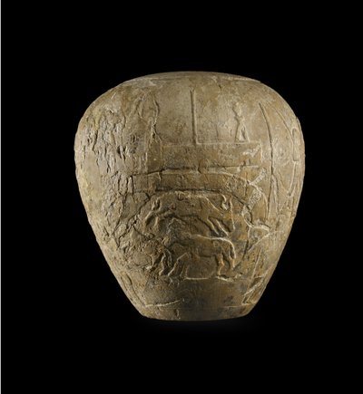 Narmers spidskæppe (kalksten) af Protodynastic Period Egyptian