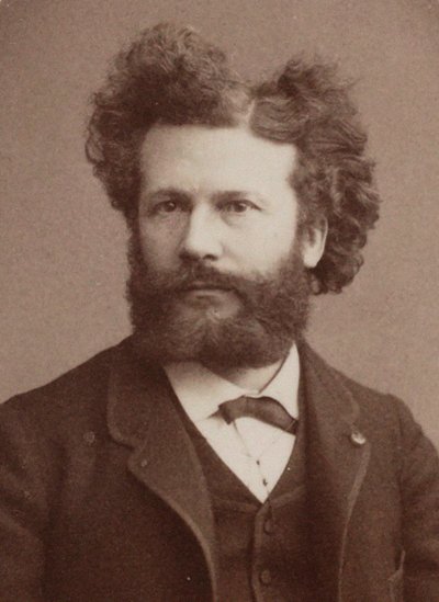 Portræt af Camille Flammarion 1842-1925, 1884. af Prudent René Patrice Dagron