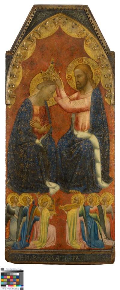 Kroningen af Jomfru Maria af Puccio di Simone