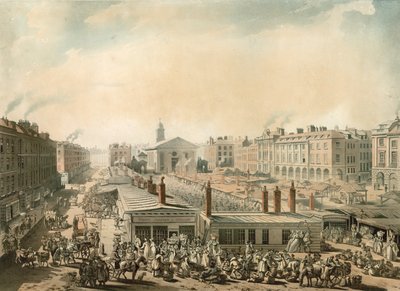 Covent Garden, London af Pugin and Rowlandson