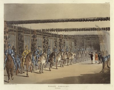 Hestevåbenhus af Pugin and Rowlandson
