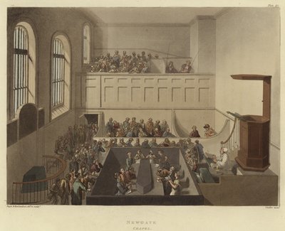 Newgate af Pugin and Rowlandson