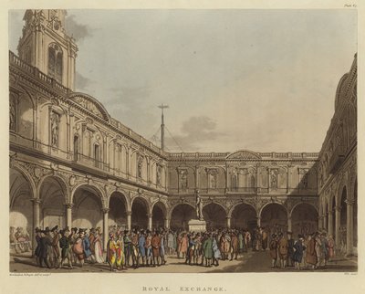 Kongelig Børs af Pugin and Rowlandson