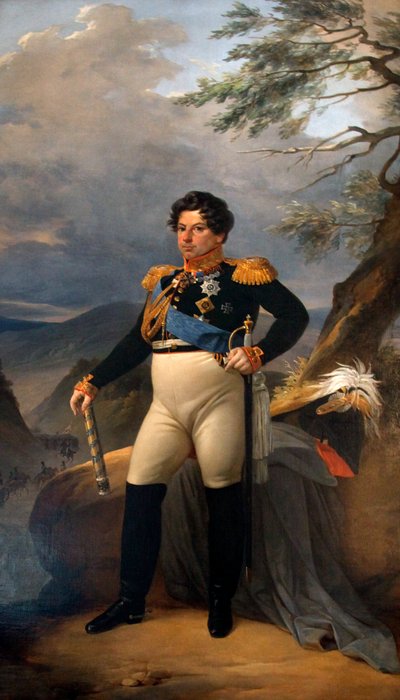 Grev Ivan Ivanovich Diebitsch-Zabalkansky, tyskfødt russisk soldat, 1800-tallet af Pyotr Basin