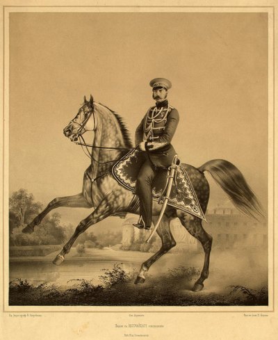 Portræt af kejser Alexander II 1818-1881, 1860