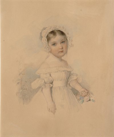 Portræt af grevinde Alexandra Alexandrovna Golitsyna 1823-1910, midten af 1820