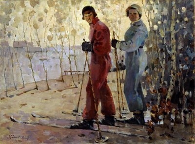 Skiløberne af Pyotr Ivanovich Kotov