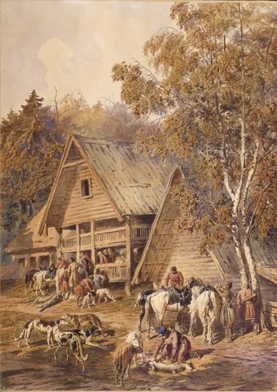 Jægerne, 1863 af Pyotr Petrovich Sokolov