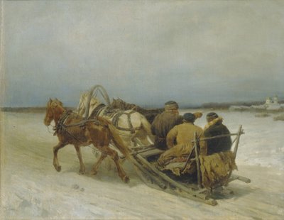 Trojka om vinteren, 1880