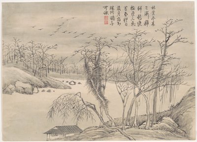 Vinterlandskaber og blomster. af Qian Weicheng