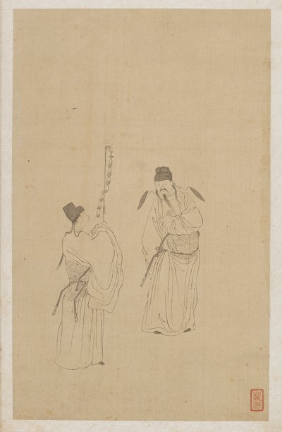 Figurer af Qing Dynasty Chinese School