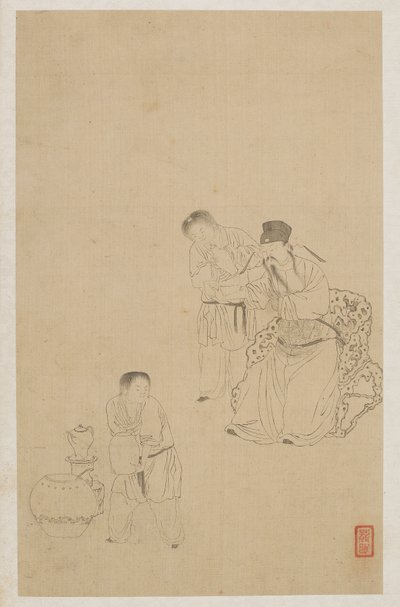 Figurer af Qing Dynasty Chinese School