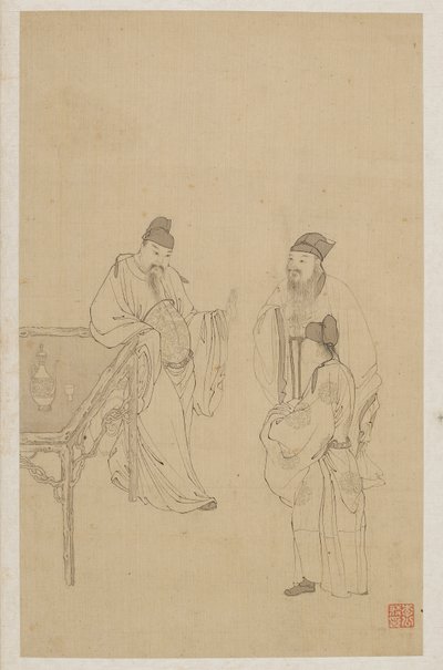 Figurer af Qing Dynasty Chinese School