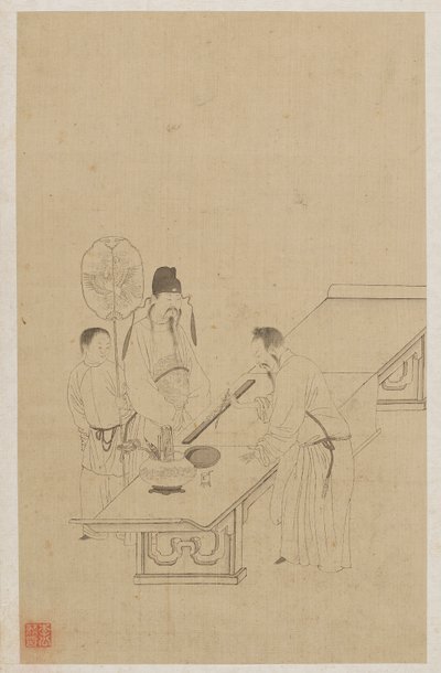 Figurer af Qing Dynasty Chinese School