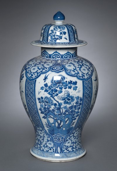Vase med betræk, 1662-1722 af Qing Dynasty Chinese School