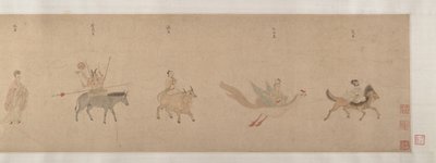 Divinities of the Planets and Constellations, 1500-tallet. af Qiu Ying