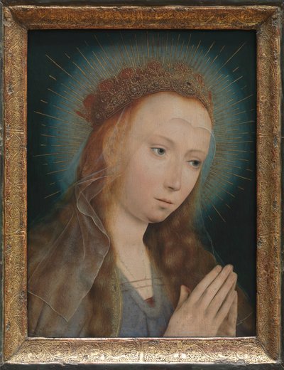 Jomfru i bøn af Quentin Massys or Matsys