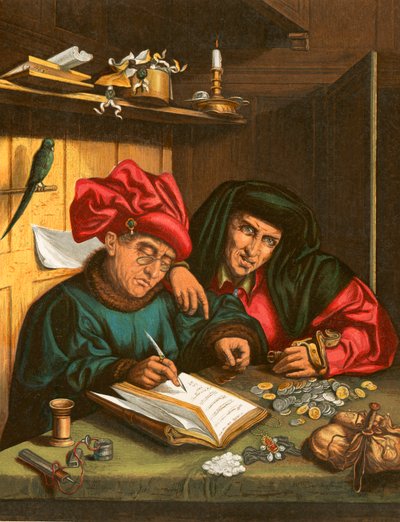 Snærerne af Quentin Massys or Metsys