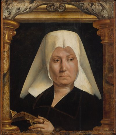 Portræt af en kvinde, ca. 1520 (olie på panel) af Quentin Metsys