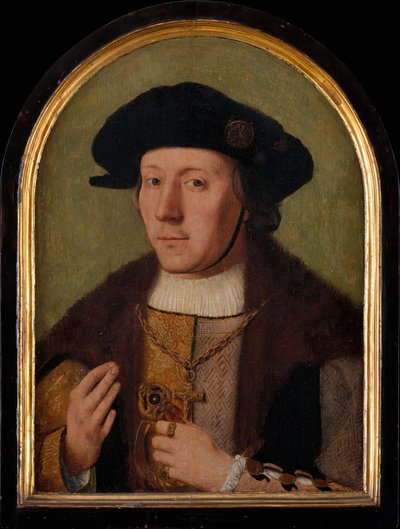 Portræt af en mand. af Quentin Metsys I