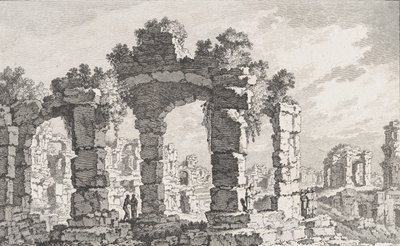 Ruines de Cumes, 1700-tallet. af Quentin Pierre Chedel