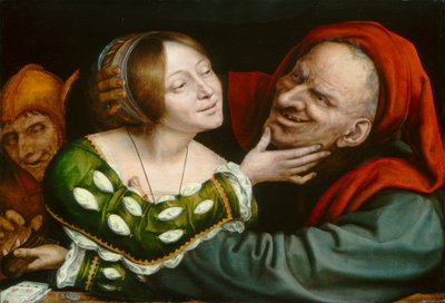 Ill-Matched Lovers, ca. 15201525. af Quinten Metsys