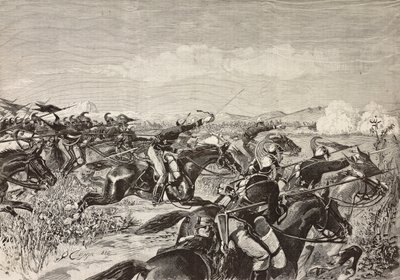 Savoy Cavalry Regiment angreb, 10. september af Quinto Cenni