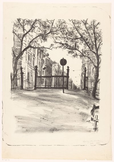 Afslut fra Vondelpark af Quirijn Halbertsma (signed by artist)