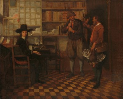 Forpagterens Landmandsleje af Quiringh Gerritsz. van Brekelenkam (attributed to)