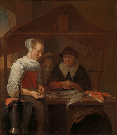 Fiskekonen af Quiringh Gerritsz. van Brekelenkam