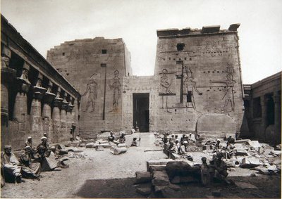 Isis-templet ved Philae af R.M. Junghaendel