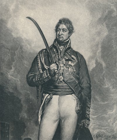 Sir Thomas Picton, c1810, 1896 af R. A. Muller
