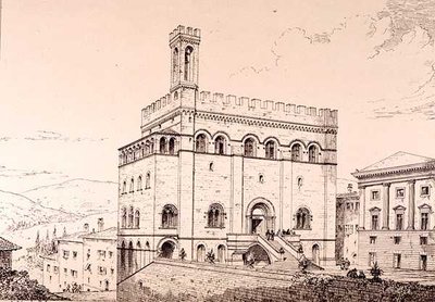 Palazzo del Comune, Gubbio, Italien, fra 
