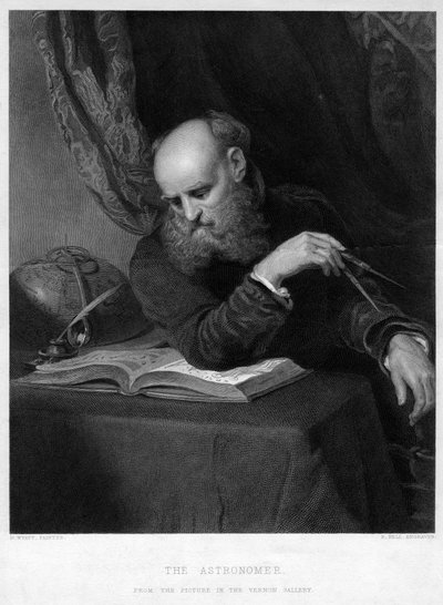 Astronomen, 1800-tallet. af R. Bell