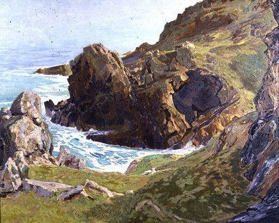 Cornish Cliffs, Zennor af R. Borlase Smart