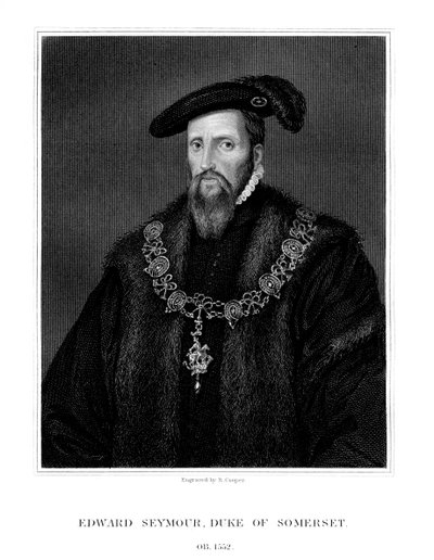 Edward Seymour, 1. hertug af Somerset, Lord Protector of England, 1823. af R. Cooper