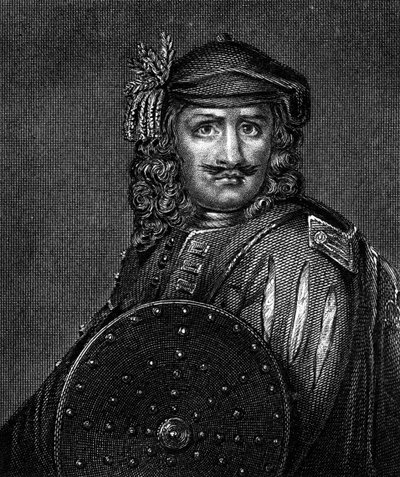 Rob Roy, skotsk fredløs og folkehelt fra det 18. århundrede. af R. Cooper