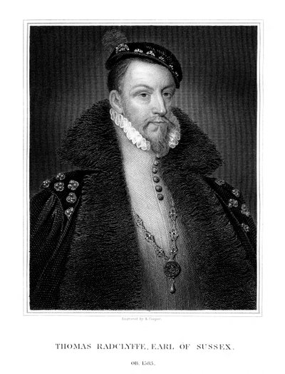Thomas Radclyffe, 3. jarl af Sussex, lordløjtnant af Irland, 1823. af R. Cooper