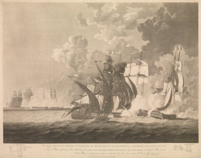 Nederlag for den franske og italienske eskadre af R. Lambe