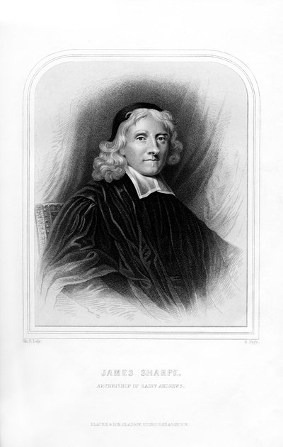 James Sharpe, skotsk præst, 1870 af R. Page
