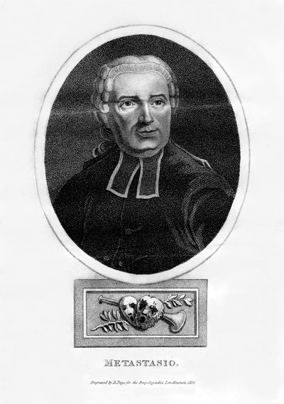 Metastasio, italiensk digter, 1816. af R. Page