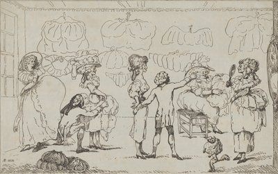 The Bum Shop, 11. juli 1785. af R. Rushworth.