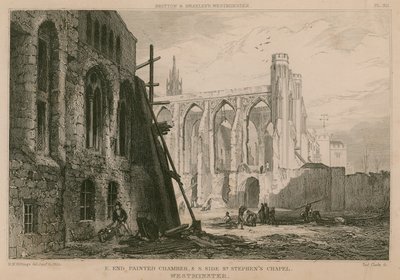 Den østlige ende af Painted Chamber og sydsiden af St Stephen